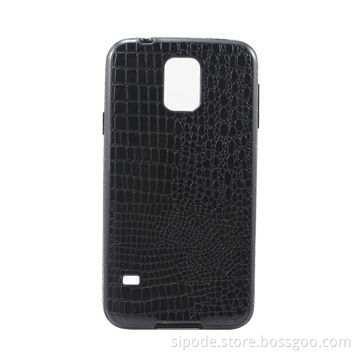 Leather Coating Plating Covers for Samsung galaxy S5